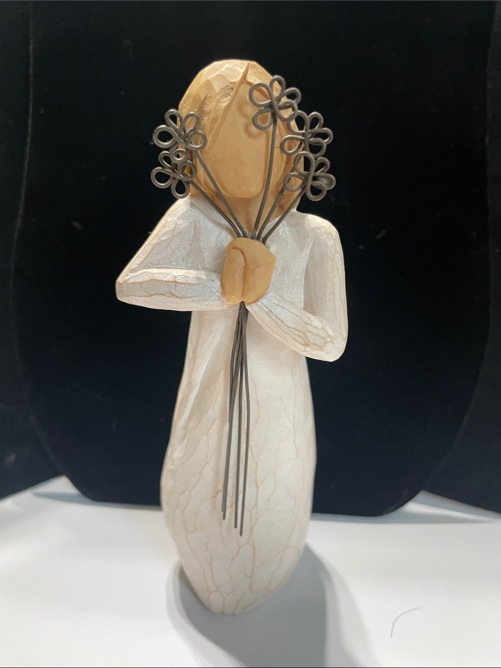 70% Off …Willow Tree “Friendship” Carved Angel Figurine